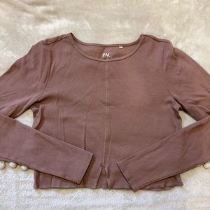 Pacsun Cropped Long Sleeve